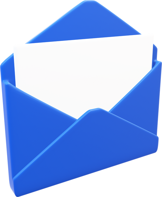 3D Email Icon Rendering Illustration
